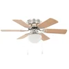 Image de VidaXL Ventilateur de Plafond avec Lumière 115W Marron Clair