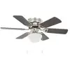 Image de VidaXL Ventilateur de Plafond avec Lumière 115W Marron Foncé