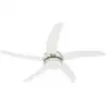 Image de VidaXL Ventilateur de plafond avec lumière et contrôle 75 W Blanc