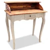 Image de Bureau en bois massif recyclé VidaXL 80x40x92cm