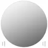 Image de Miroir Vidaxl Rond Verre 60 cm Design Minimaliste Mural