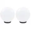 Image de VidaXL Pack de 2 Lampes LED Sphériques E27 25cm