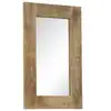 Image de Miroir Vidaxl Bois de Manguier Massif 50x80 cm Finition Vintage