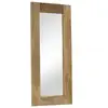 Image de Miroir Vidaxl Bois de Manguier Massif 50x110 cm Finition Vintage