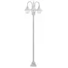 Image de VidaXL Lampe de Jardin 3xE27 220cm Blanc