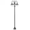 Image de VidaXL Lampe de Jardin 3xE27 220cm Bronze