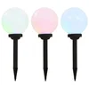 Image de VidaXL Pack de 3 Lampes Solaires LED RGB Sphériques pour Jardin 20cm