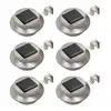 Image de VidaXL Pack de 6 Spots Solaires LED Ronds pour Extérieur 12cm