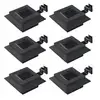 Image de VidaXL Pack de 6 Spots Solaires LED pour Extérieur 12cm Noir