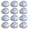 Image de VidaXL Pack de 12 Spots Muraux Solaires LED pour Extérieur Argenté