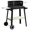 Image de Barbecue à charbon VidaXL avec roulettes