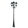 Image de VidaXL Lampe de Jardin 3xE27 230cm Vert Foncé/Noir