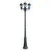 Image de VidaXL Lampe de Jardin 3xE27 215cm Vert Foncé/Noir