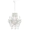 Image de Lustre vidaXL 5xE14 Cristal Chandelier 2800 Perles Métal Design Classique