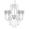 Image de VidaXL Lustre 2300 Cristaux 6xE14 Blanc