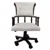 Image de VidaXL Chaise de bureau pivotante blanche