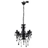 Image de VidaXL Lustre 5xE14 Noir