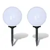 Image de VidaXL Lampes d'allée de jardin 2 pcs LED 30 cm avec piquet