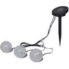 Image de VidaXL Pack 3 Lampadaires LED Solaires Flottants pour Piscine