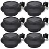 Image de VidaXL Pack de 6 Spots Solaires LED pour Extérieur Noir