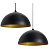 Image de VidaXL Pack de 2 Plafonniers Orientables E27 35cm Noir