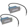 Image de VidaXL Pack de 2 Spots Encastrables avec 12 Lumières LED pour Escaliers