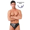 Image de Slip Latex avec Plug Intégré