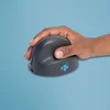 Image de Ratón R-Go Tools HE Basic Bluetooth 1600 DPI Gris Ergonomie Verticale Rechargeable