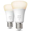 Image de Philips Hue White Pack 2 Ampoules LED Connectées A60 E27 9.5W Lumière Blanc Chaud