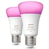 Image de Philips Hue White Ambiance Pack 2 Ampoules LED Connectées 6.5W E27 RVB