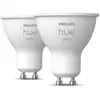 Image de Philips Hue White Pack 2 Ampoules LED GU10 5.2W Lumière Blanc Chaud
