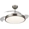 Image de Philips Lighting Atlas Ventilateur de plafond avec lumière LED et télécommande 106 cm Nickel