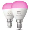 Image de Bombilla inteligente Philips Hue Blanco y Color E14 P45 Paquete de 2