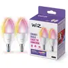 Image de WIZ C.E14 Colors 2x Ampoule intelligente Wi-Fi RGBW E14