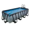 Image de Piscine avec pompe filtrante à sable enfant Exit Toys Stone 400 x 200 x 100 cm TU