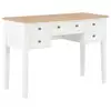 Image de Bureau VidaXL 109,5x45x77,5cm Bois Blanc