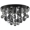 Image de VidaXL Plafonnier Perles Fumées 3xG9 Noir
