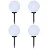 Image de VidaXL Pack de 4 Lampes Solaires de Jardin LED 30cm