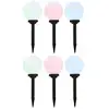 Image de VidaXL Pack de 6 Lampes Solaires LED RVB Sphériques pour Extérieur 20cm