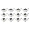 Image de VidaXL Pack de 12 Spots Extérieurs LED Solaires Carrés