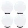 Image de VidaXL Pack de 4 Lampes LED Sphériques E27 25cm