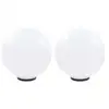 Image de VidaXL Pack de 2 Lampes LED Sphériques E27 50cm