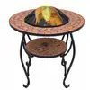 Image de VidaXL Table Mosaïque Céramique avec Brasero 68cm Terre Cuite