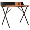 Image de Bureau VidaXL 80x50x84cm Noir/Marron