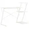 Image de VidaXL Bureau avec étagère 116x50x93cm Blanc