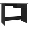 Image de VidaXL Bureau en aggloméré 100x50x76 cm Noir