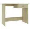 Image de VidaXL Bureau en aggloméré de chêne Sonoma 100x50x76cm