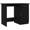Image de Vidaxl Bureau Contreplaqué Noir 100x50x76 Cm