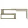 Image de VidaXL Bureau d'angle en aggloméré 200x50x76cm Chêne