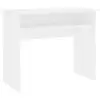 Image de Vidaxl bureau contreplaqué blanc 90x50x74 Cm